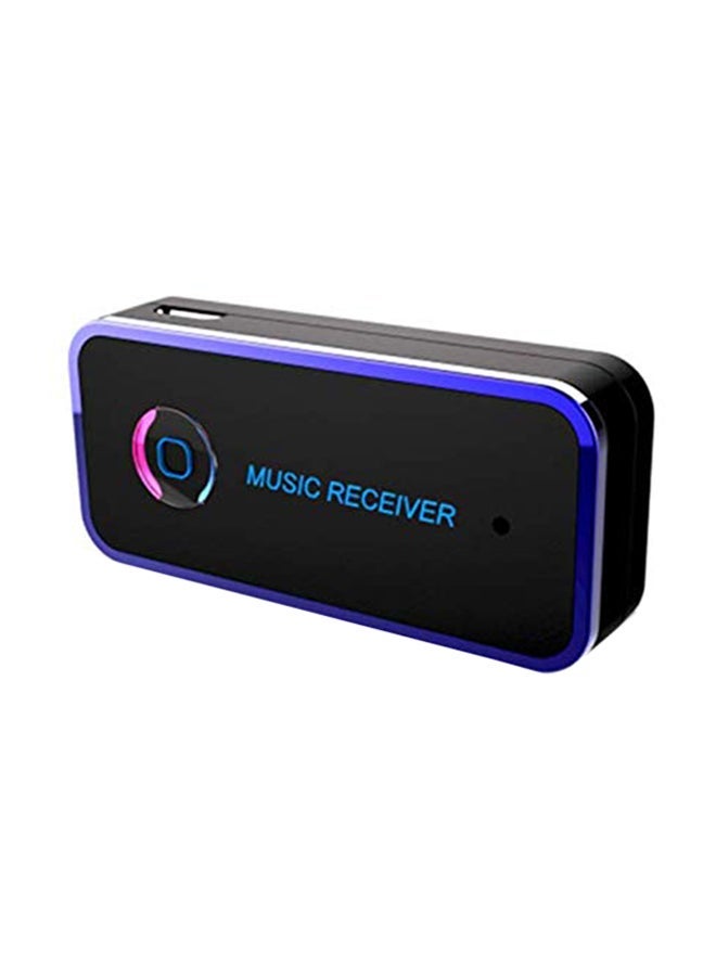 NIBEMINENT Universal 3.5mm Car Bluetooth Audio Music Receiver Adapter Black  - Image 1