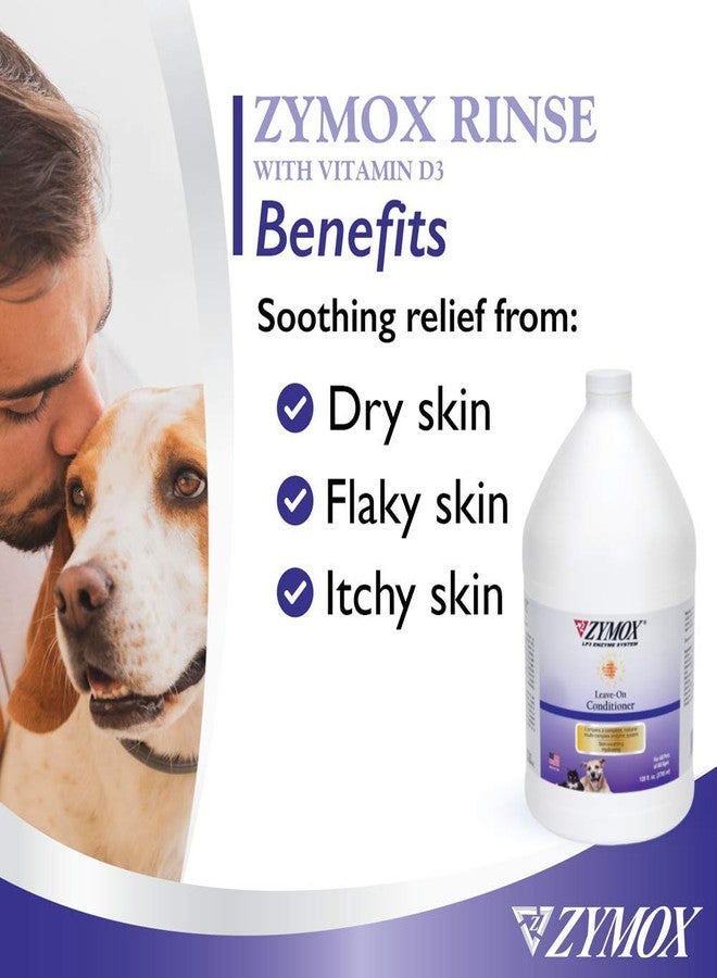 ZYMOX Leave-in Conditioner with Vitamin D3 for Cats & Dogs, 1gal - Image 2