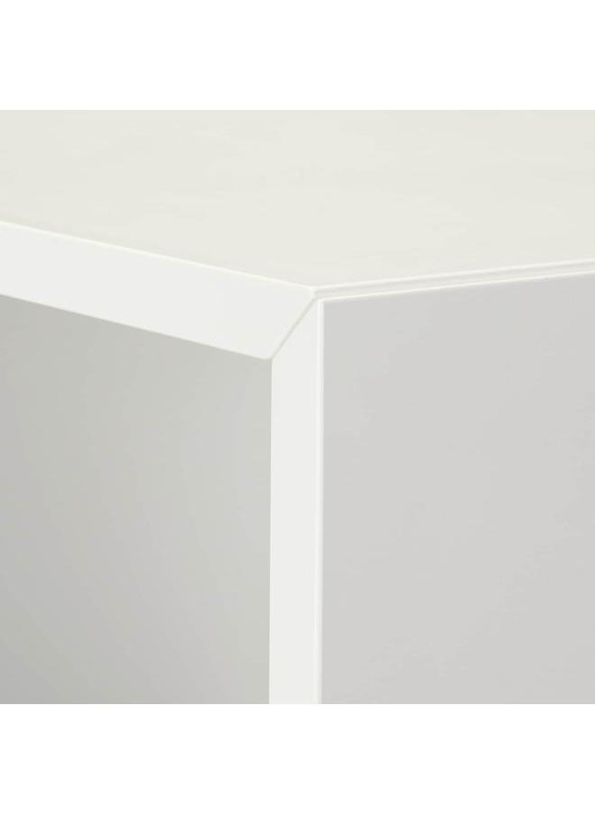 erorex - Wall Mounted Shelving Unit W 4 Comp White 70X35X70 Cm - Image 1