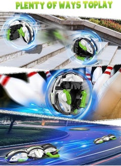 ماركة غير محددة سيارة تحكم عن بُعد جديدة 360° دوارة - سيارة بهلوانية على شكل ثعبان مع أضواء LED، أكثر من 60 دقيقة مع بطاريتين، ألعاب داخلية/خارجية للأطفال من 6 إلى 12 عامًا  - Image 5