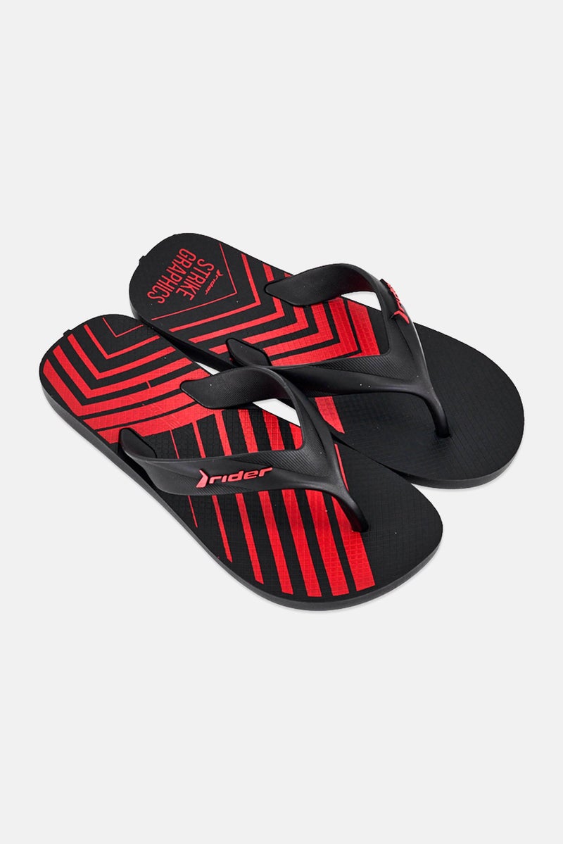 RIDER Kids Boy Strike Graphic Slip On Slippers, Multicolor - Image 2