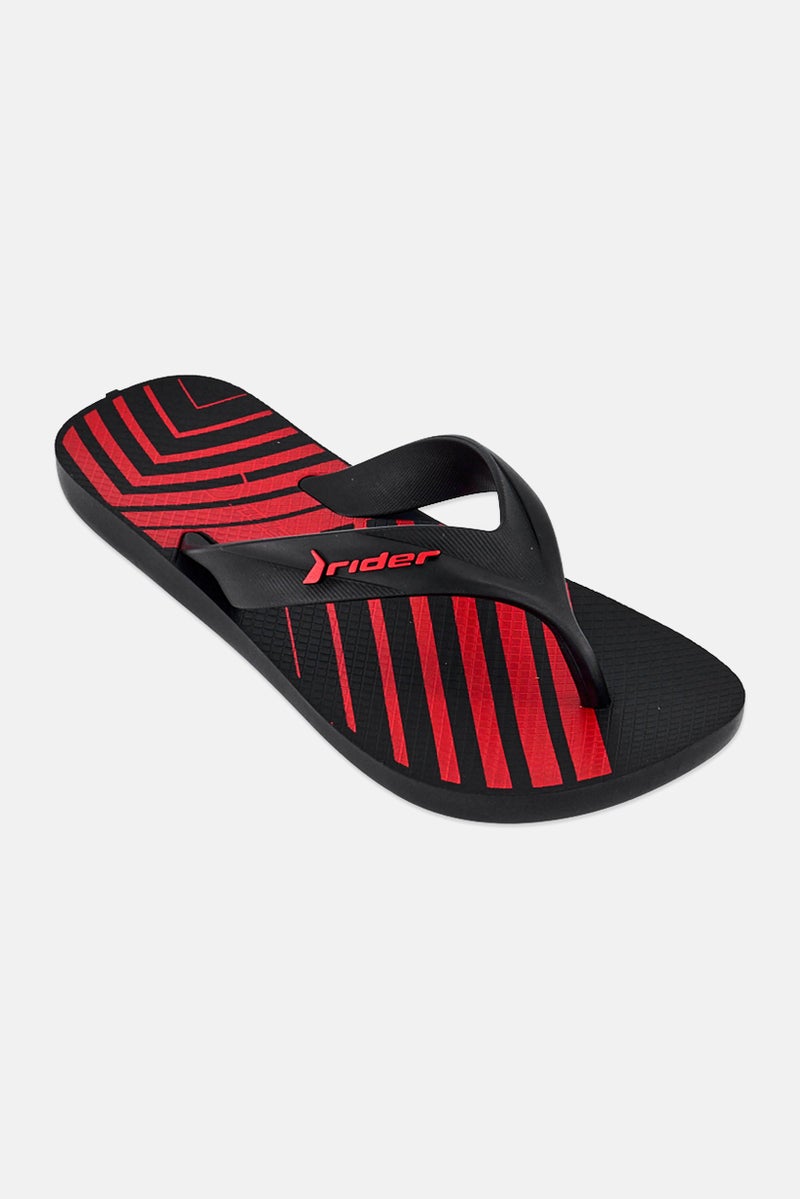 RIDER Kids Boy Strike Graphic Slip On Slippers, Multicolor - Image 1