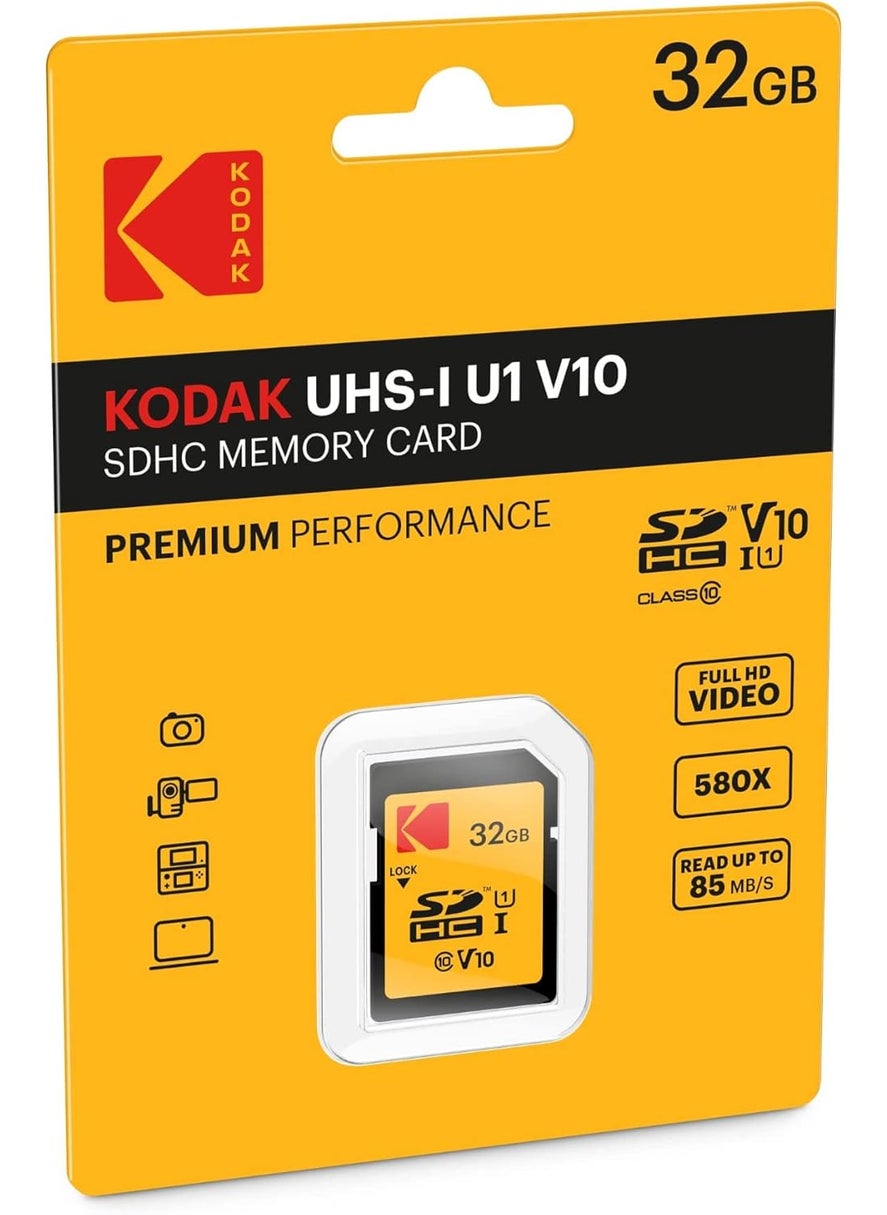 Kodak KODAK 32GB Class 10 UHSI U1 SDHC Memory Card 5Pack Bundle with AllinOne USB Card Reader 6 Items  - Image 4