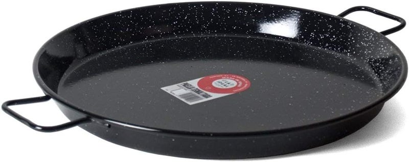 Garcima 18-Inch Enameled Steel Paella Pan, 46cm - Image 1