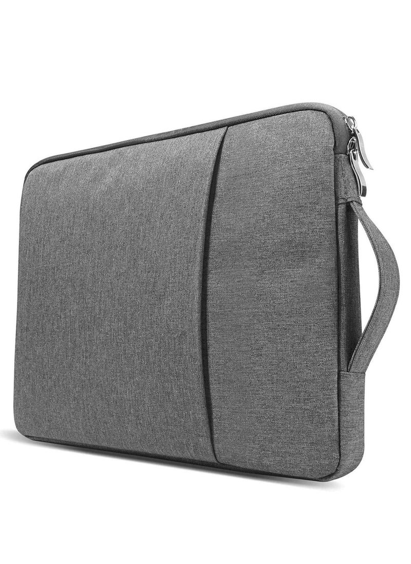 Generic - 13-Inch Laptop Sleeve Case for 2022 MacBook Air 13.6 inch with Apple M2 Chip & 2022 MacBook Pro 13.3 inch with Apple M2 Chip Accessory Traveling Carrying Canvas Bag Cover Simple Case (Gray) - Image 1