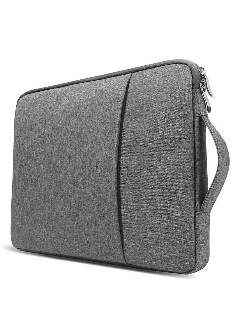 Generic - 13-Inch Laptop Sleeve Case for 2022 MacBook Air 13.6 inch with Apple M2 Chip & 2022 MacBook Pro 13.3 inch with Apple M2 Chip Accessory Traveling Carrying Canvas Bag Cover Simple Case (Gray) - Image 1