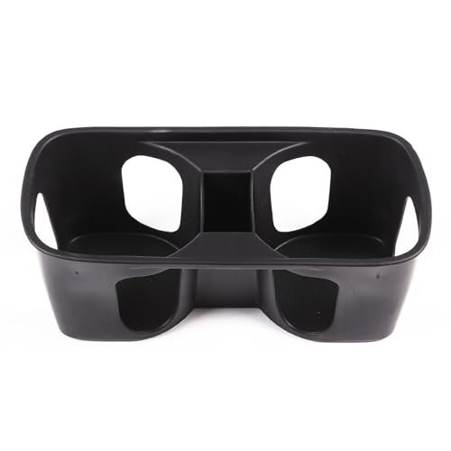 TINKI For L@nd Rover Defender Center Console Cup Holder Insert (2020-2025) - TPE Protective Tray for 130/110/90 Models | Anti-Slip Noise Reduction Shift Gear Organizer Accessory (Black(For 2022-2025+ Year)) - Image 1