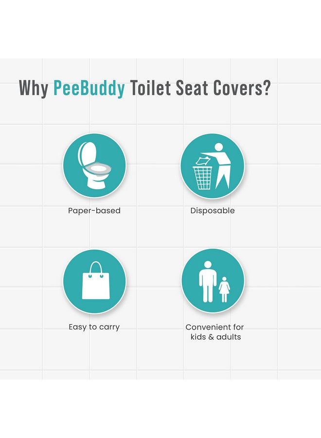 PEE BUDDY Disposable Toilet Seat Covers - 30 Sheets | No Direct Contact with Unhygienic Seats| Easy To Dispose| Nature Friendly| Must Have For Women and Men - Image 4