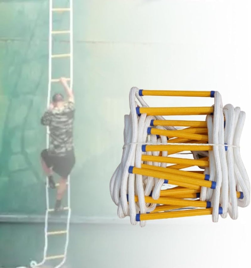 5m Fire Escape Ladder Emergency Rope Ladder for Office Outdoor Rescue Evacuation - Image 4