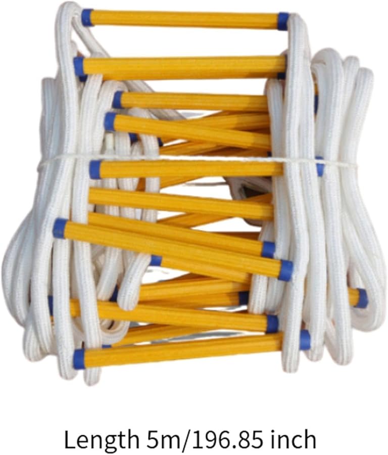 5m Fire Escape Ladder Emergency Rope Ladder for Office Outdoor Rescue Evacuation - Image 5