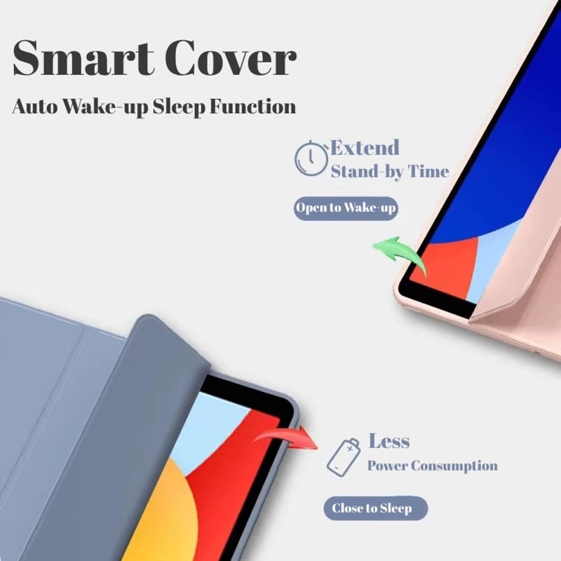 Vurtboly Cover Compatible with Redmi Pad SE 8.7inch 2024 Released, Tri-Fold Slim Case Shockproof Honeycomb TPU Case with Durable Stand Auto Wake/Sleep Cover for Redmi Pad SE 8.7" 2024 - Image 3
