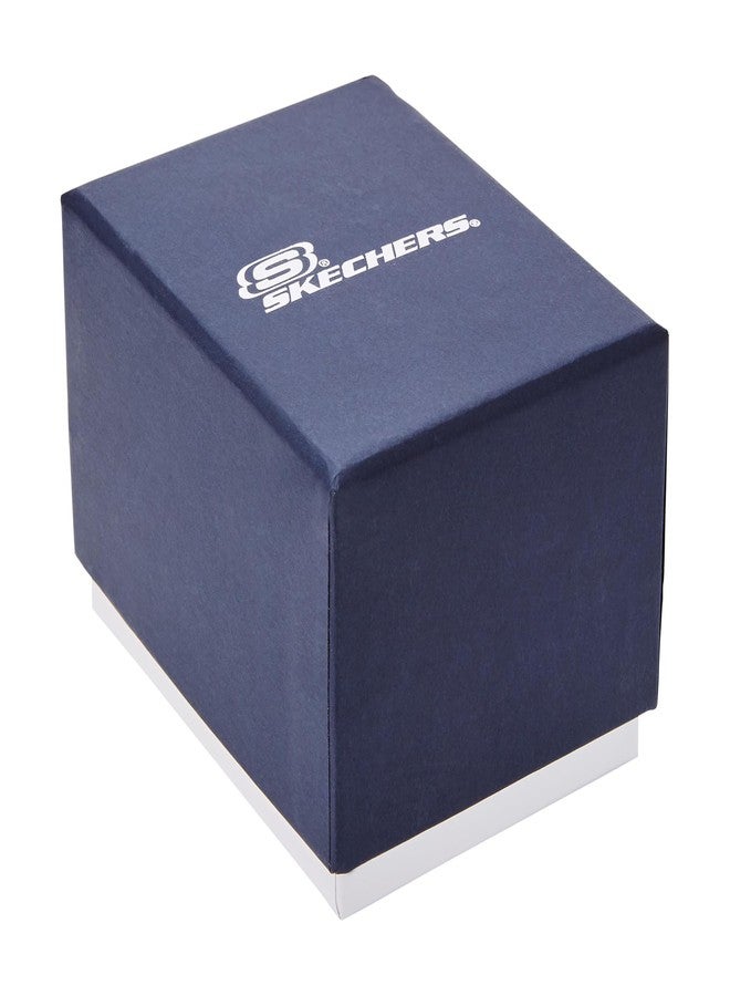 Skechers Men's Lachman, Blue/Orange, Lachman - Image 4