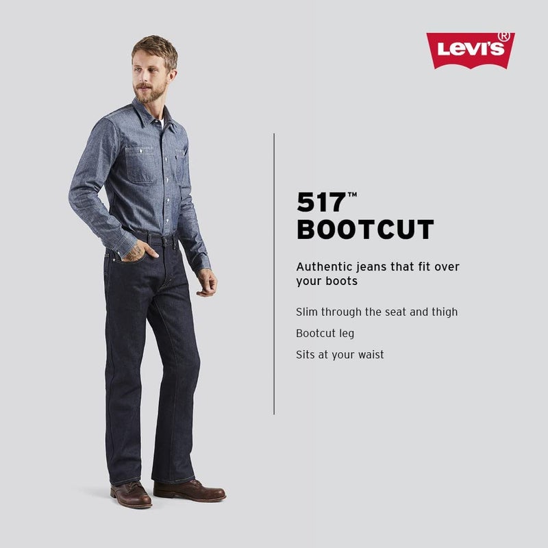 Levi's جينز ليفي للرجال 517 بقصة بوت، غسيل، 34W x 36L - Image 3