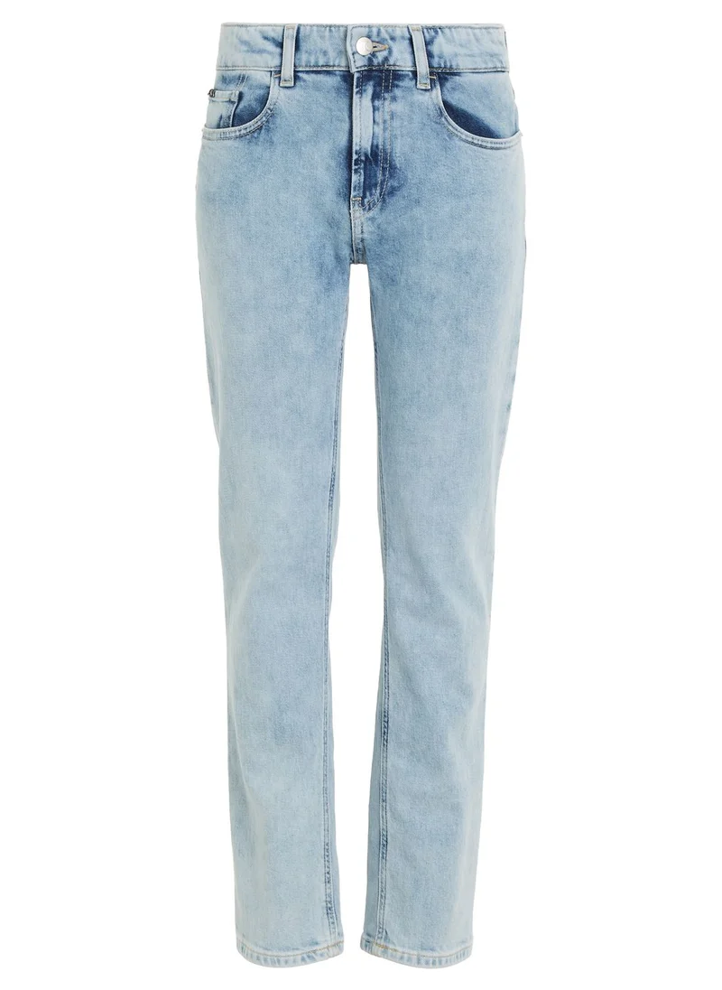 Calvin Klein Jeans Kids Light Wash Slim Fit Jeans