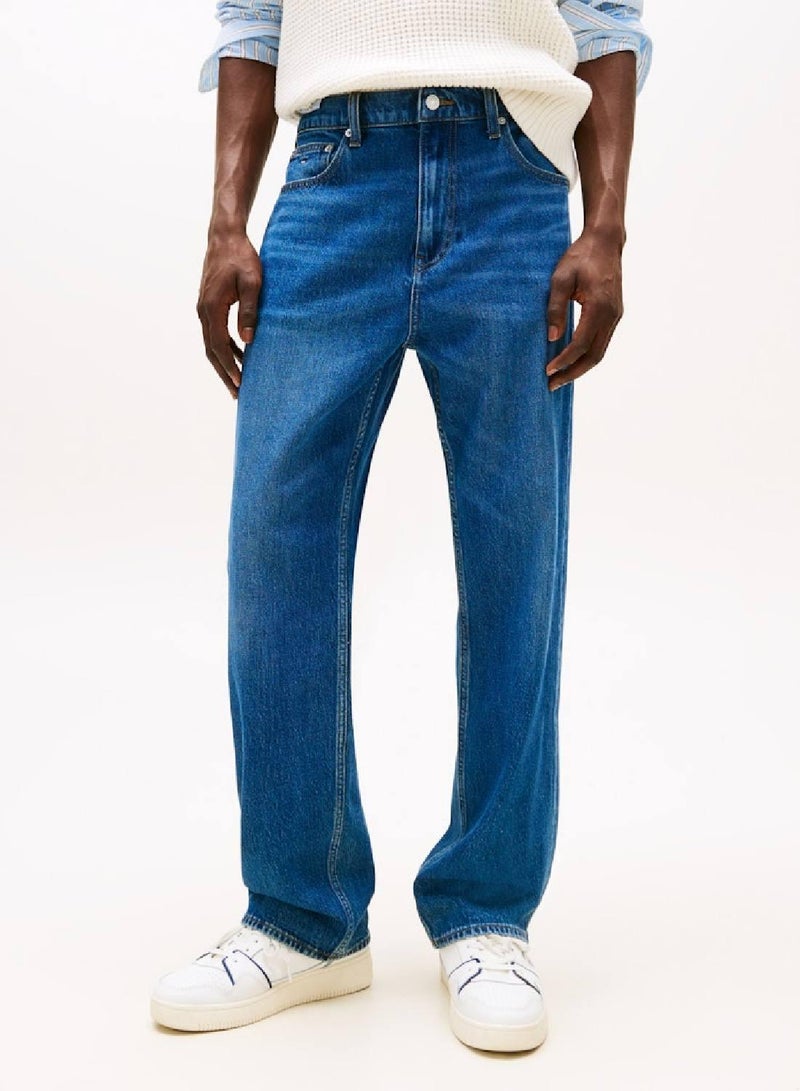 TOMMY JEANS Otis Faded Regular Straight Leg Jeans - Image 1