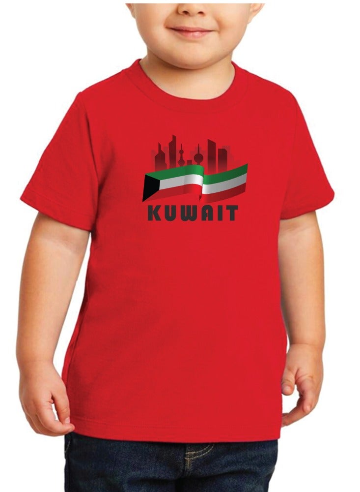 PRINTSHOP4ME Kuwait National Day Gift Set for Boys - T-Shirt - Cap - Badge and Flag Set - Celebrate Kuwait National Day with this Kids Combo Pack in Style - Image 3