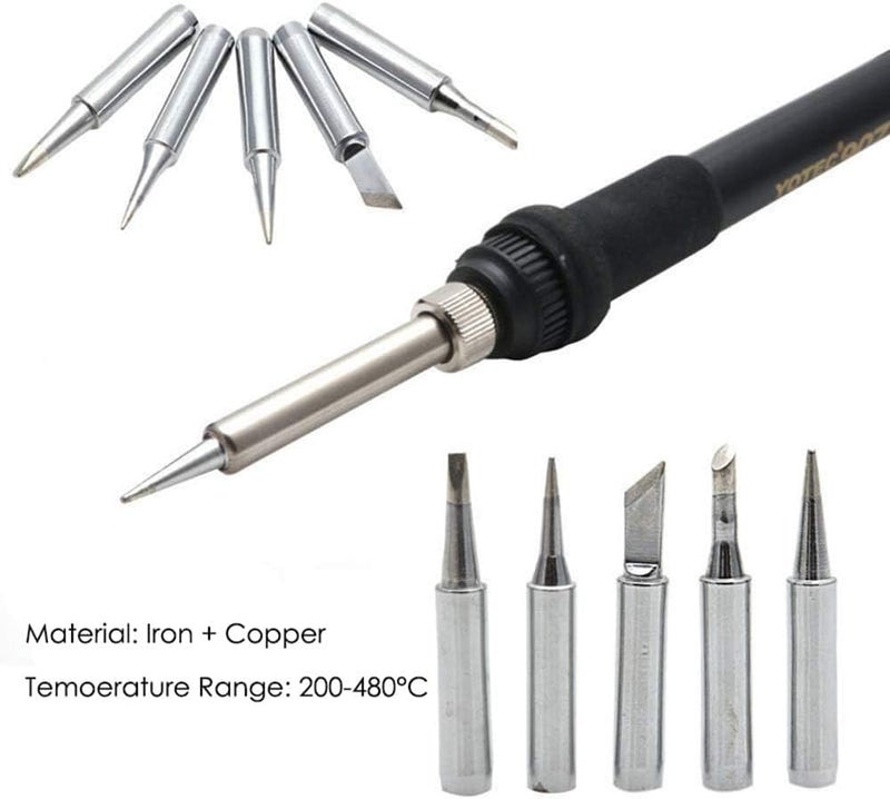 10pcs 900M Soldering Iron Tips Kit, Replacement Solder Iron Tips Kit for Hakko, Radio Shack, TENMA, ATTEN, Quick, Aoyue, Yihua Solder Station - Image 3
