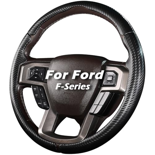 Aimato Steering Wheel Cover for Ford F150 20152020F250 20172021F350 20172021F450 20172021F550 20172021Ford Expedition 20182021 Customfit Car Steering Wheel Cover for Ford Steering Wheel Protector - Image 1