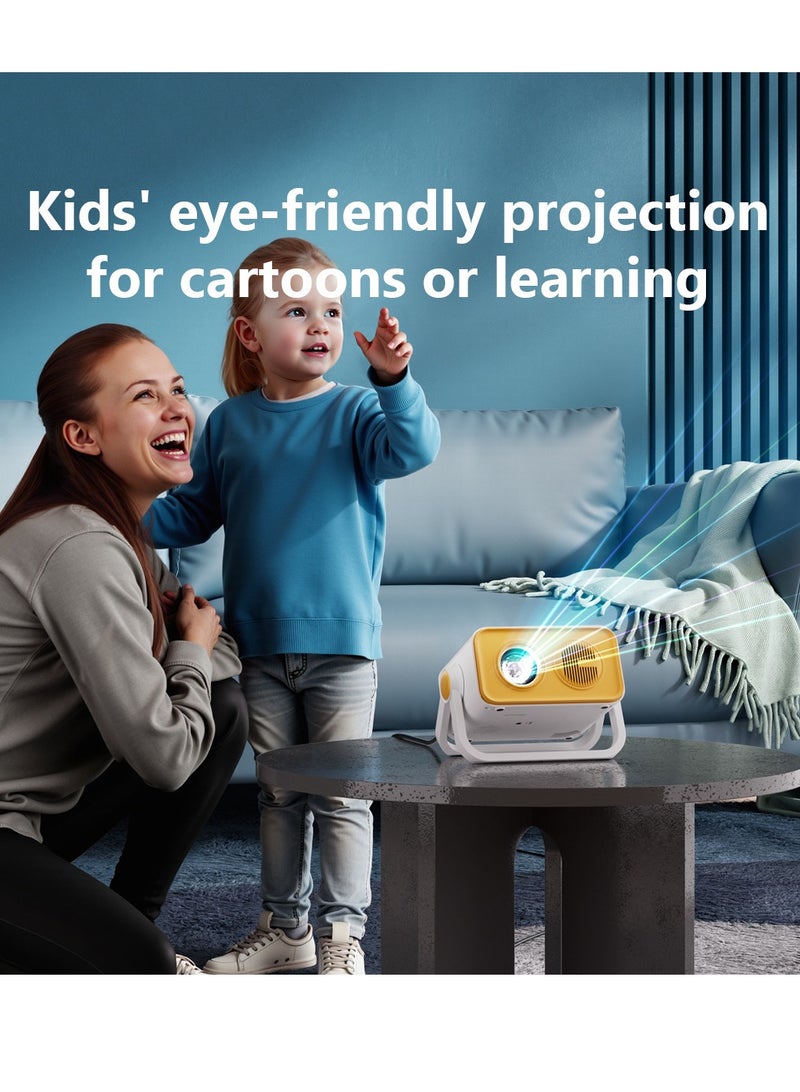 V19 Projector - Android System - High Definition Intelligent Projector - Wi-Fi Home Theater Projector  - Image 3