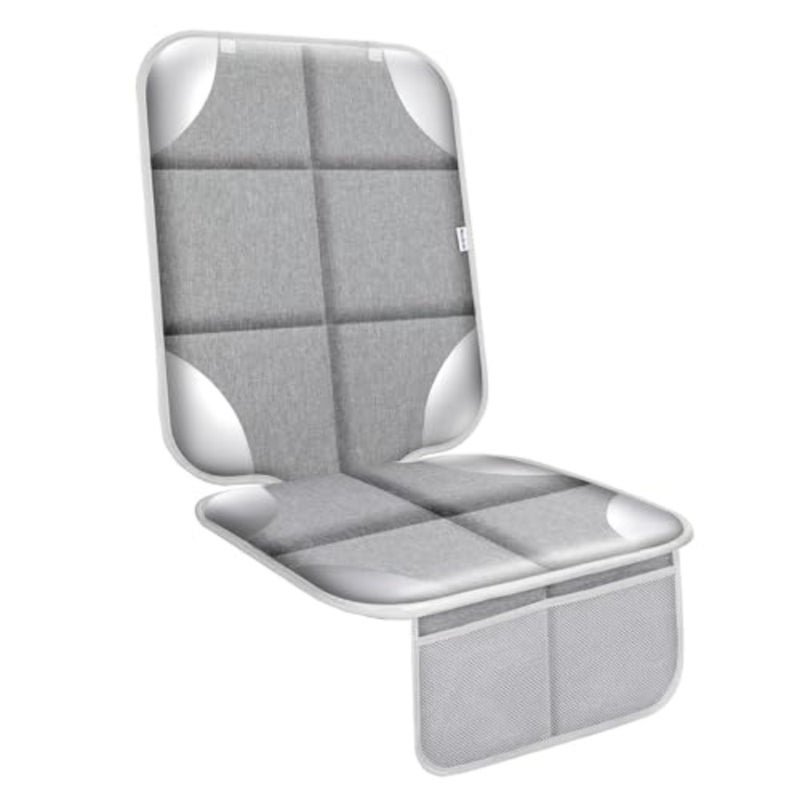 Car Seat Protector for Child Car Seat, Durable 600D Fabric Waterproof Car Seat Cover with Thick Pad Non-Slip Backing No Imprints - Image 1