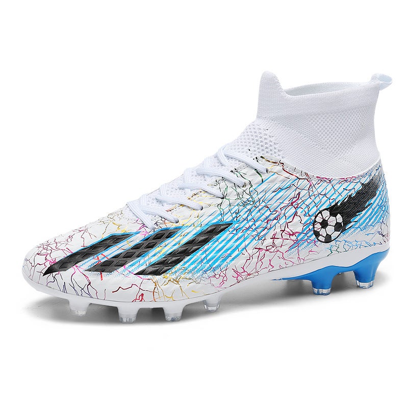 Generation Football Shoes High-Top Men'S And Children'S Broken Nails Spikes Young Students Competition Artificial Lawn Training Shoes - Image 1