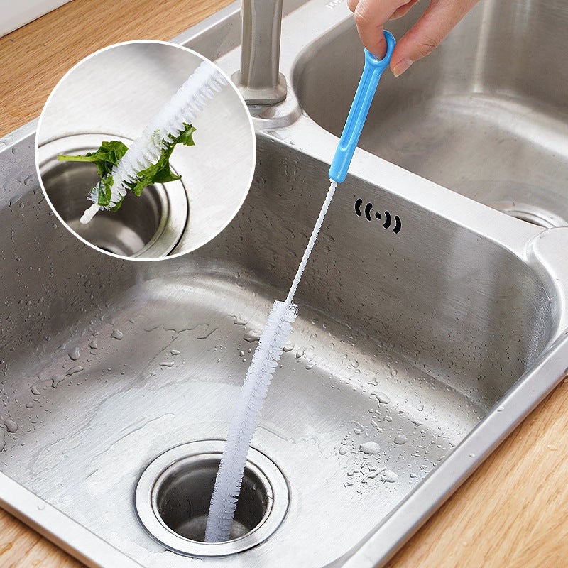 Flexible Pipe Dredge, Sewer Hair Cleaner, Wash Basin Cleaning Brush, Water Pipe Artifact Tool - Image 2