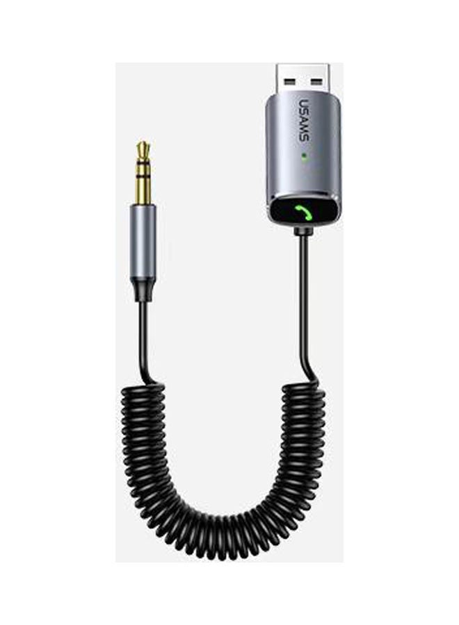 NIBEMINENT Aluminum Alloy Car Wireless Audio Reciever Grey/Black - Image 1