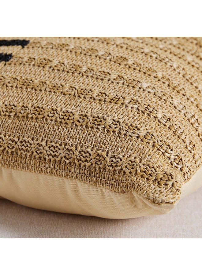 Home Box Sunshade Cut Stripe Filled Cushion 45 x 45 cm - Image 3