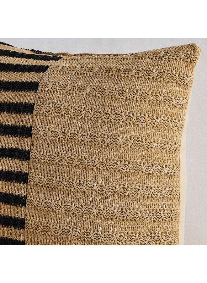 Home Box Sunshade Cut Stripe Filled Cushion 45 x 45 cm - Image 2