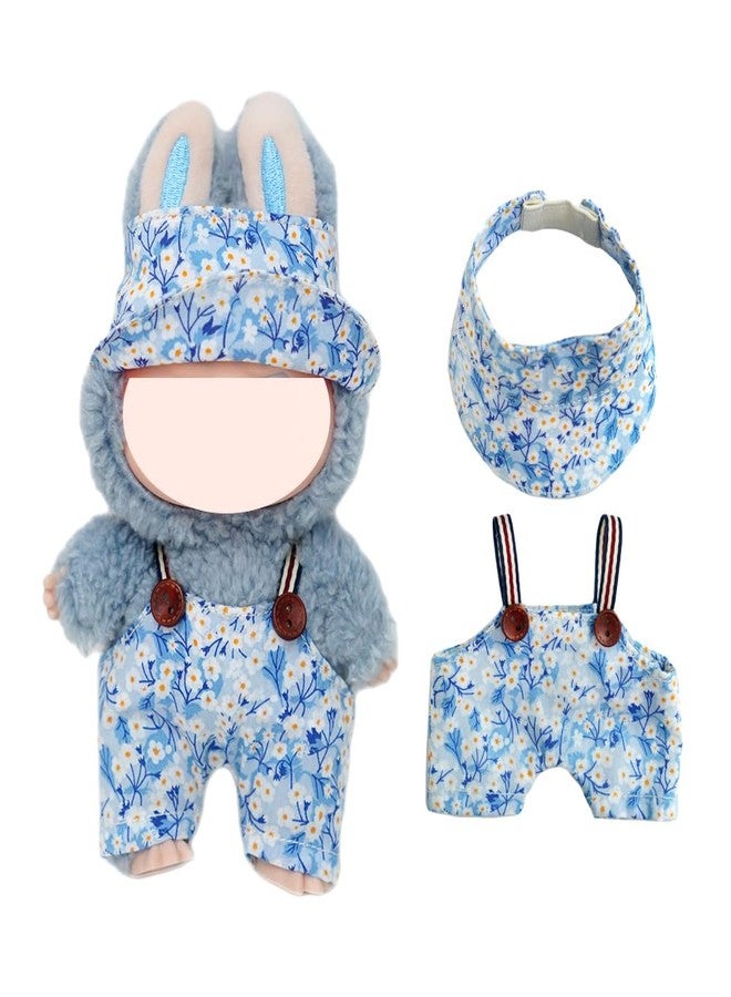 TAILORMAP 2-Piece Clothes for Labubu (NO Doll), Handmade Liberty Fabric Dress and Bow Set for 17CM Dolls, Cute Outfit Accessories (MITSI-Valeria) - Image 2