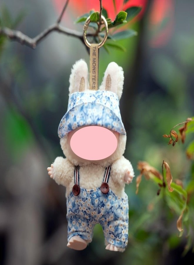 TAILORMAP 2-Piece Clothes for Labubu (NO Doll), Handmade Liberty Fabric Dress and Bow Set for 17CM Dolls, Cute Outfit Accessories (MITSI-Valeria) - Image 5