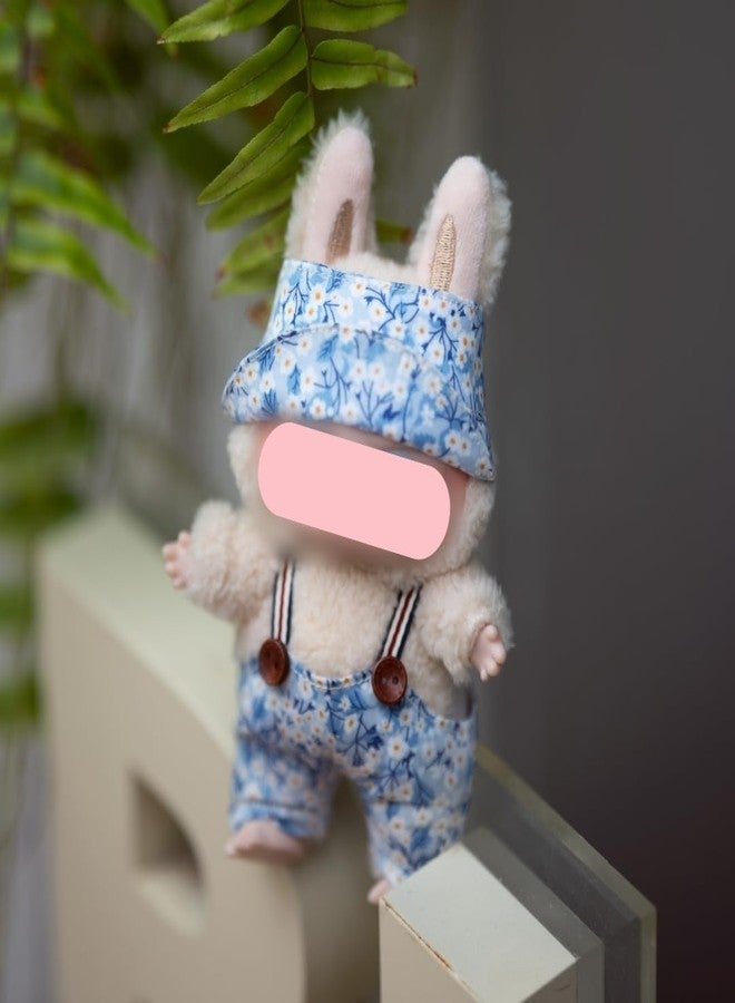 TAILORMAP 2-Piece Clothes for Labubu (NO Doll), Handmade Liberty Fabric Dress and Bow Set for 17CM Dolls, Cute Outfit Accessories (MITSI-Valeria) - Image 4