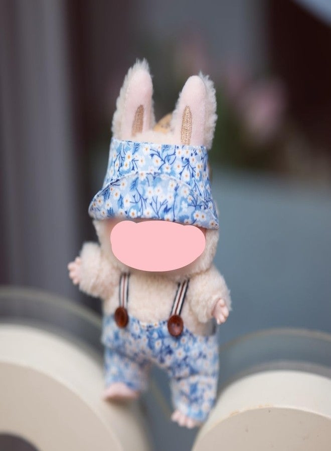 TAILORMAP 2-Piece Clothes for Labubu (NO Doll), Handmade Liberty Fabric Dress and Bow Set for 17CM Dolls, Cute Outfit Accessories (MITSI-Valeria) - Image 3