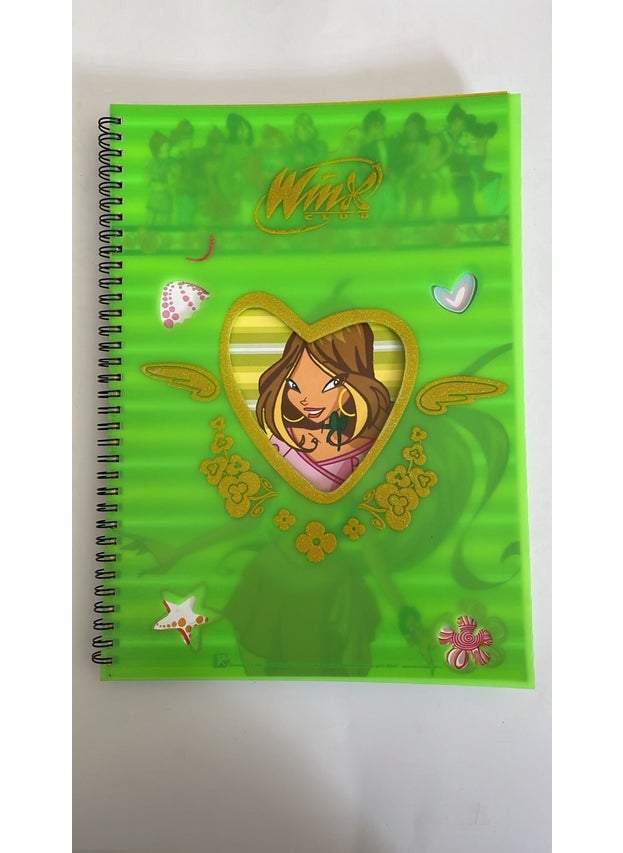 Envy Winx Club Cut 120 Page Squared Notebook