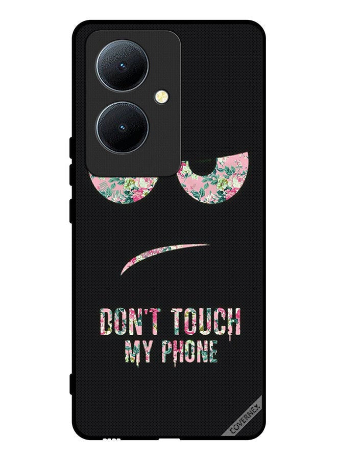 Covernex Protective Case Cover For Vivo Y78 5G Don't Touch My Phone Floral - Image 1