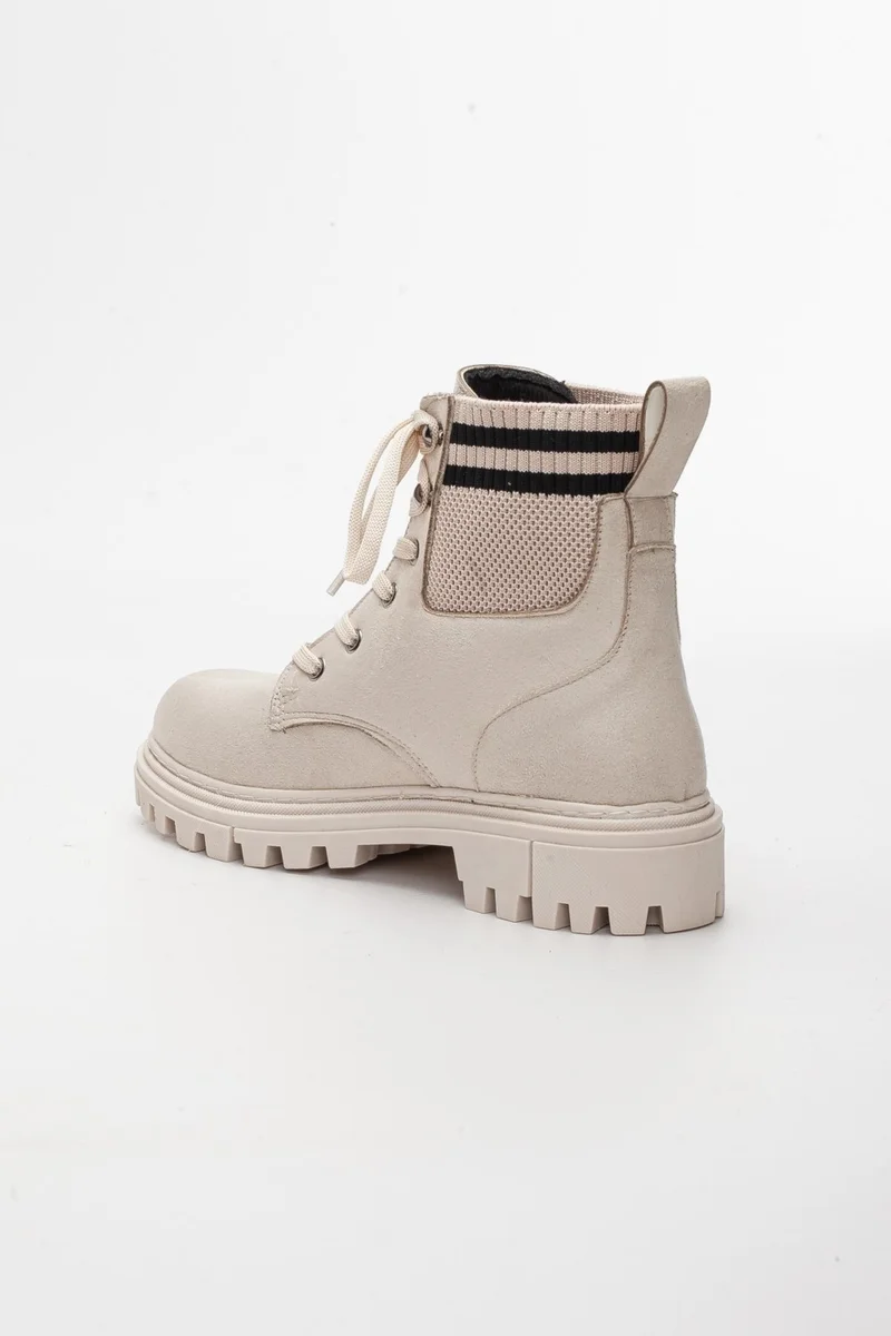 Dilimler Ayakkabı Slices Shoes Suede Knitwear Bonded Skin Women's Boots