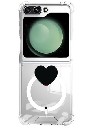 Magnetic Case for Samsung Galaxy Z Flip 5 Compatible with MagSafe Wireless Charging, Shockproof Phone Bumper Cover Heart Battery Low - pzsku/Z3BA3DA0DF1E6EDA56D54Z/45/_/1731683186/4e1058df-a3a1-45d5-b31e-1ec9dd723274