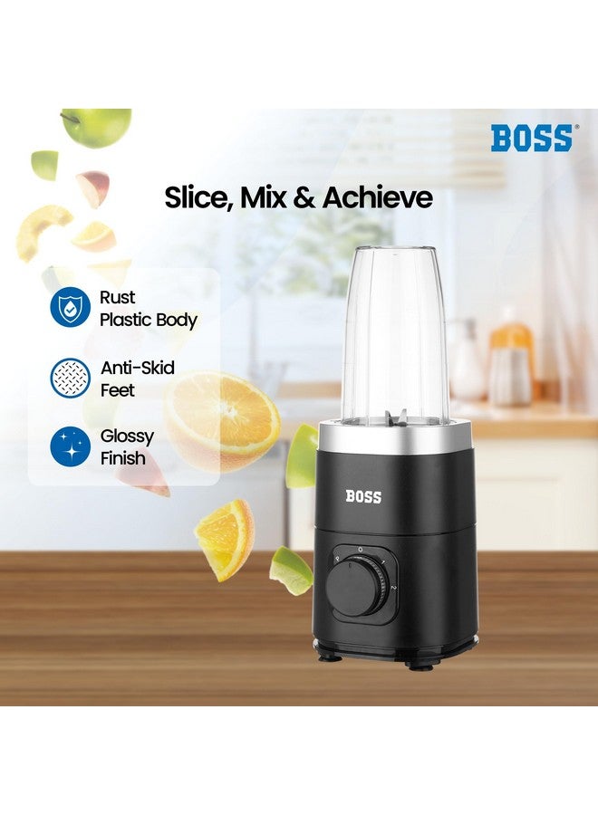 BOSS BOSS Nutri Neo 800W Juicer/Mixer/Grinder/Smoothie Maker, 3 Unbreakable Jars, 2 Blade Set - Wet & Dry, Silver, 2 Year Warranty  - Image 4