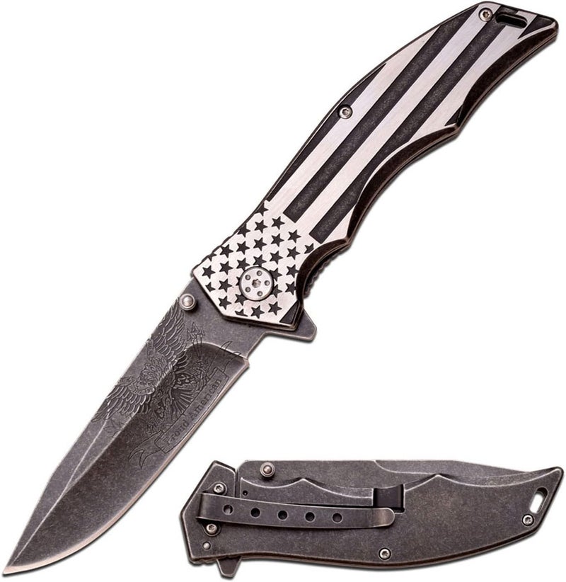 MTECH USA MX-A849CL Spring Assist Folding Knife - Image 1