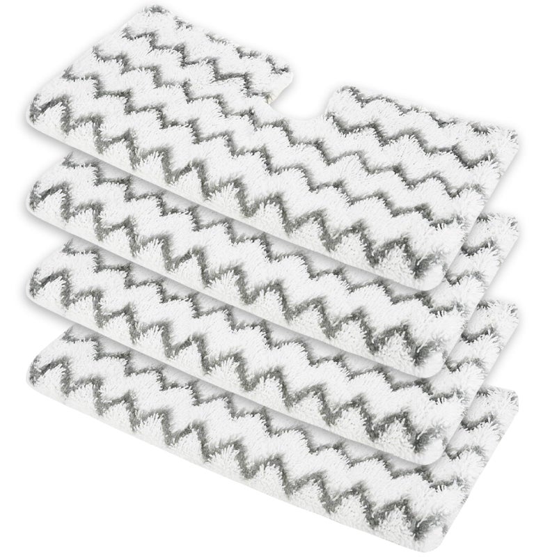 Mellbree S6003Uk Steam Mop Replacement Pads Compatible with Shark 4 Pack Replacement Cover Pads Compatible with Shark Steam Cleaner for S6001Uk S6003Uk S3973D S6002 S5003D S5002 S3973WM