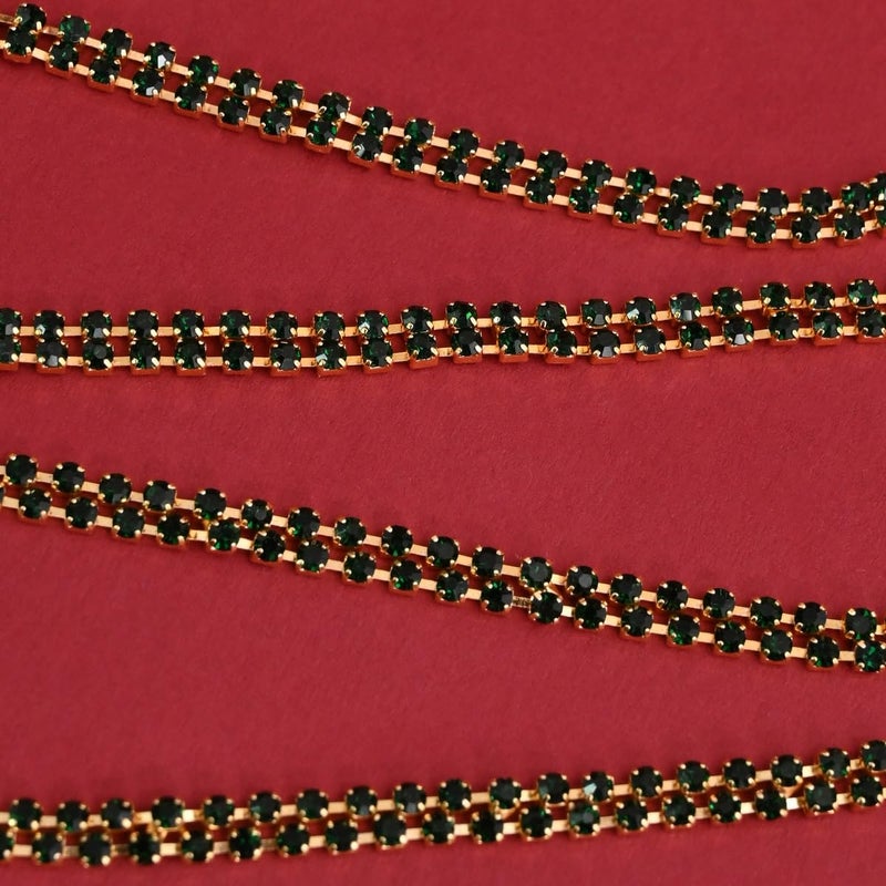 VAMA Fashions kamarbandh western hip waist Belly chain ottiyanam aranjanam for lehanga kamarpatta for women - Image 4