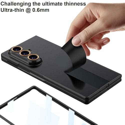 Midkart Matte Case Compatible with Samsung Galaxy Z Fold 7 (Release 2025) with Front Glass Cover Hard PC Thin Cover with Stylish Independent Camera Protection, Green - Image 5