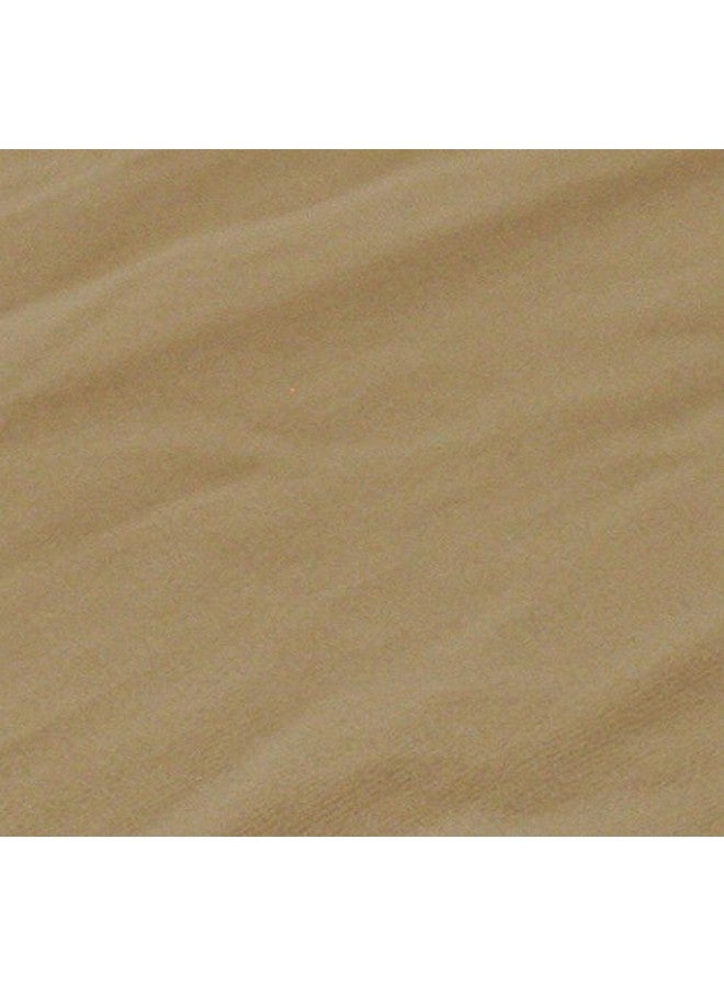 Mia Basic Cloth Headband Hair Accessory Made In Italy Solid Light Brown Beige Camel 2 Inches Wide For Women Girls Athletes 1Pc - Image 2