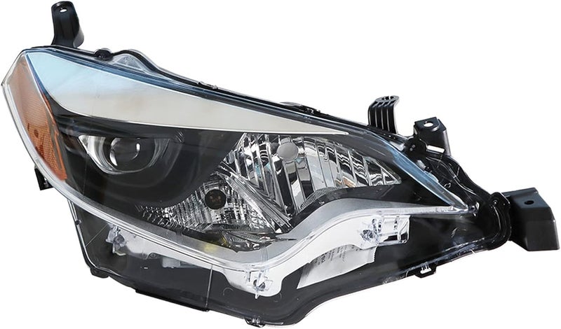 munirater 8111002E60 Black Right Front Headlight with LED for 2014-2016 Toyota Corolla 4-Door Sedan - Image 2