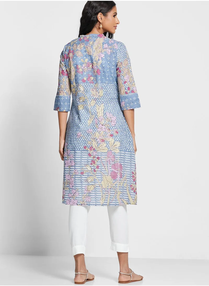 W Printed Kurti