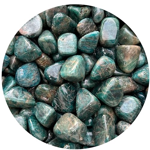 GAF TREASURES WHOLESALE Apatite Tumbled Stones Polished Apatite Gemstone Apatite Polished Rocks Apatite 025 Pound - Image 1