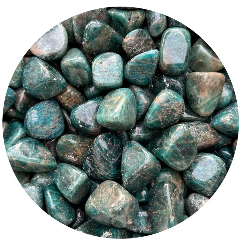GAF TREASURES WHOLESALE Apatite Tumbled Stones Polished Apatite Gemstone Apatite Polished Rocks Apatite 025 Pound - Image 2
