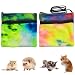 SEZDEKI 2 Pcs Sugar Glider Bonding Pouch Soft Sleeping Bag with Breathable Mesh Shoulder Strap Portable Small Animal Carrier for Hamsters Gerbils Hedgehogs Marmosets Squirrels 2 Pack - Image 1