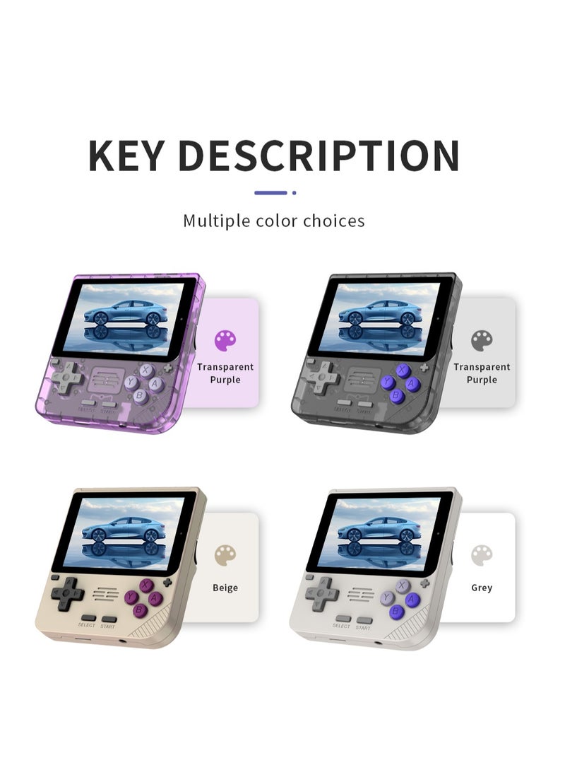 Powkiddy POWKIDDY V10 Handheld Retro Game Console, 17+ Emulators for ARCADE, PS1, GB, Supports Game Downloads, 5500+ Games Preloaded, Compatible with 64-bit 3D Simulators. Perfect for Retro Gamers(Transparen  - Image 5