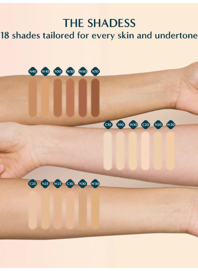 Florasis Serum Touch Perfecting Longwear Foundation | N25 Oat | 30 ml - Image 4